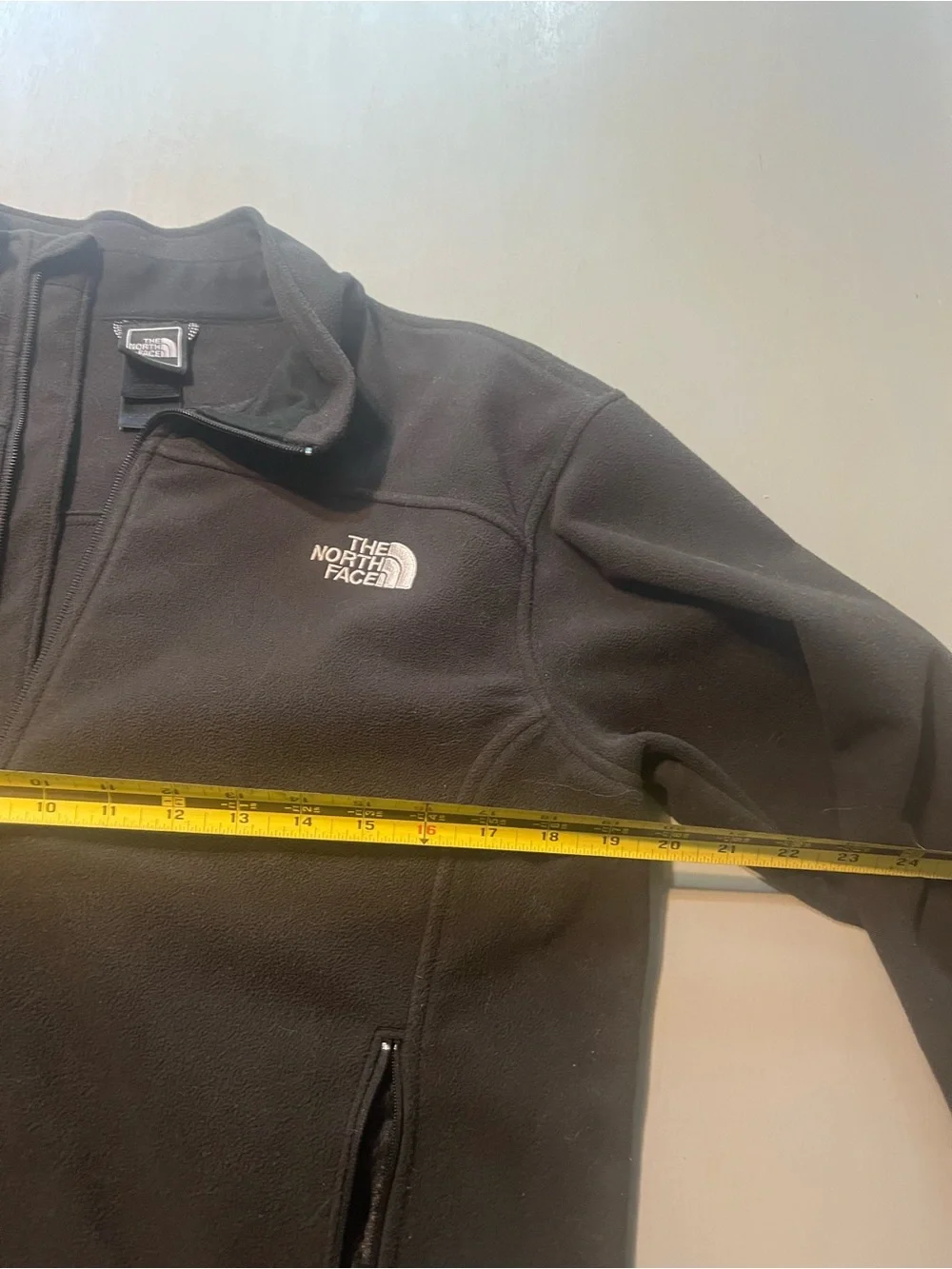 The North Face WindWall Black Full Zip Fleece Jacket Mens Small, Women Medium